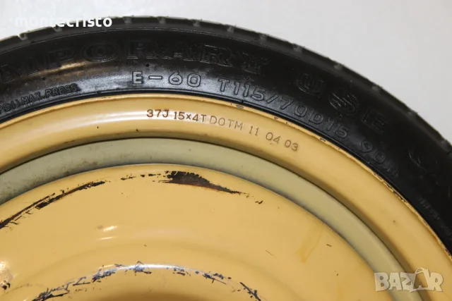 Резервна гума патерица Mazda 3 (2003-2009г.) Mazda 6 (2002-2008г.) 5x114.3 67.1, снимка 4 - Гуми и джанти - 56017949