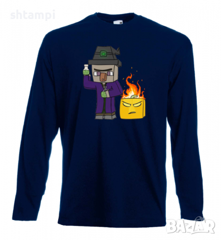 Мъжка тениска майнкрафт Minecraft Witch,Minecraft,Игра,Забавление,подарък,Изненада,Рожден Ден., снимка 11 - Тениски - 36496780
