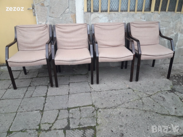 Ретро кресла-4бр.-№028, снимка 2 - Дивани и мека мебел - 52652587