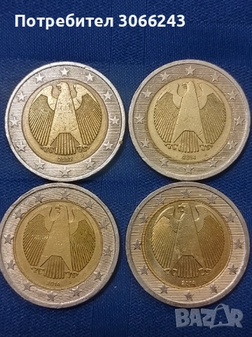 Германски монети 2 евро , снимка 2 - Нумизматика и бонистика - 52484133