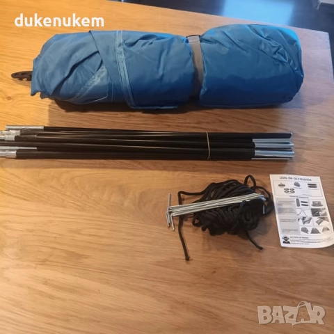 Автоматична плажна шатра, палатка, Pop Up тента за 3–4 души с UV защита и вентилация, снимка 7 - Палатки - 52300146