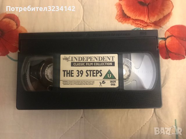 Видеокасета '' THE 39 STEPS ''  VHS  1935 година  , снимка 3 - Други жанрове - 39922557