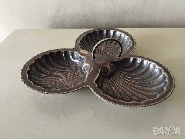 посребрена купа за ядки арт деко