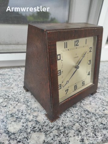 Стар Немски Каминен Часовник Хамбург Американ, снимка 5 - Антикварни и старинни предмети - 40951750