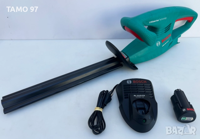 BOSCH AHS 35-15 Li - Акумулаторен храсторез 10.8V като нов!