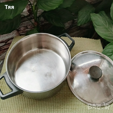 Тенджера алпака на Хром 3 л, снимка 2 - Съдове за готвене - 53050596