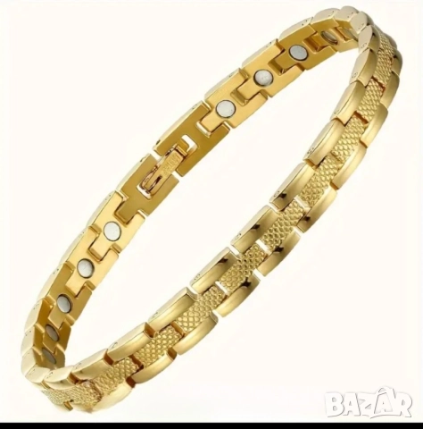 Изящна дамска магнитна гривна от титаниева стомана Меркатор 30 лв., снимка 2 - Гривни - 52323190