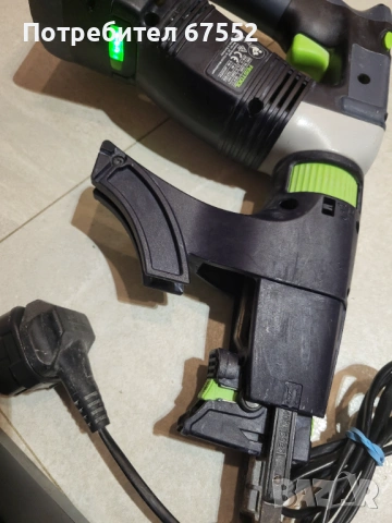 Винтоверт за сухо строителство Festool DWC 18-4500 с батерия и зарядно., снимка 6 - Винтоверти - 53753025