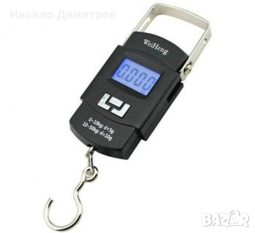 Кантар ръчен електронен, WeiHeng, WH-A08, ръчна електронна везна до 50кг, снимка 2 - Други инструменти - 41404658