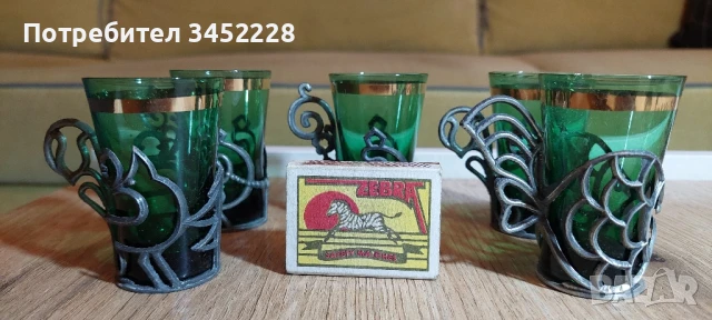 чашки с подстакани Русия за ценители 6 броя , снимка 3 - Антикварни и старинни предмети - 50833934