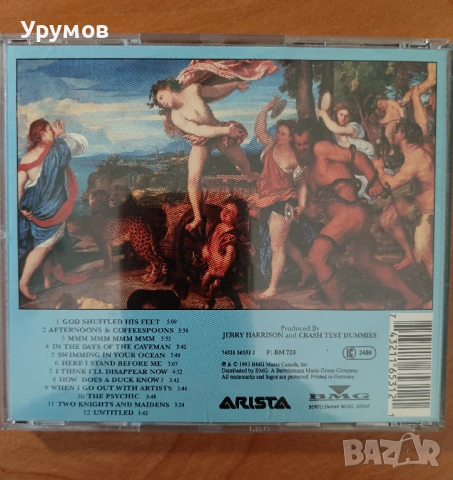 CD Crash Test Dummies – God Shuffled His Feet, снимка 2 - CD дискове - 53153944