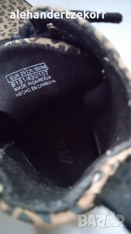 Детски боти ZARA леопард, снимка 7 - Детски боти и ботуши - 49527532