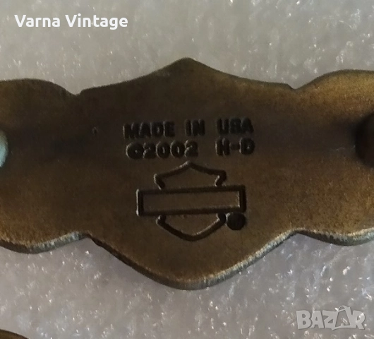 Значка HARLEY DAVIDSON 2002 MADE IN USA. марк. САЩ., снимка 3 - Колекции - 51856279