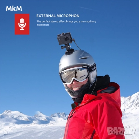 Victure Action Cam AC700 4K 20MP WiFi подводна камера 40м Ultra HD спортна камера 2,0-инчов LC, снимка 5 - Камери - 51697692