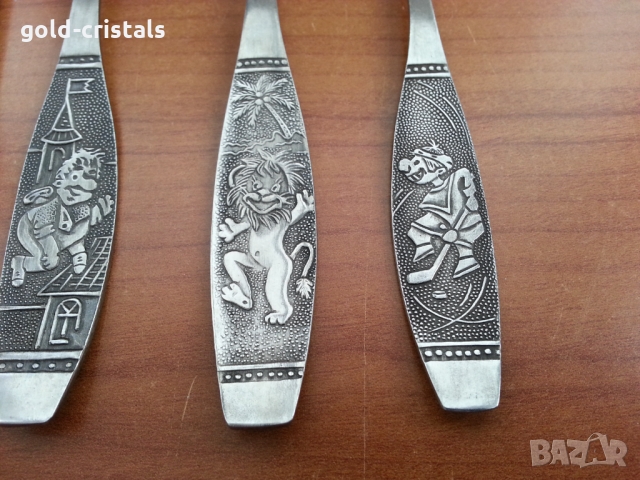 Руски детски комплект за хранене , снимка 5 - Антикварни и старинни предмети - 36051737