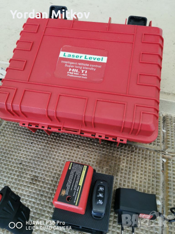 Лазерен нивелир HILTI , снимка 6 - Измервателни инструменти - 36319472
