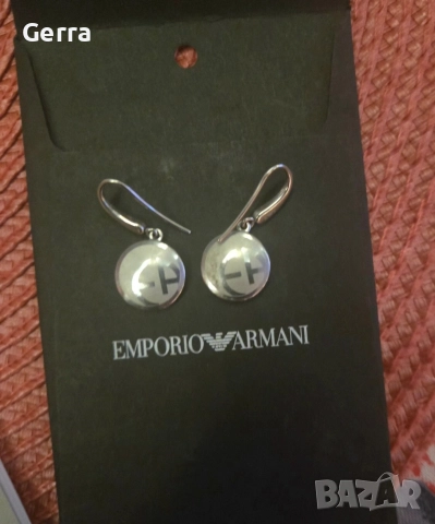 Оригинални обици Emporio Armani , снимка 2 - Обеци - 52538008