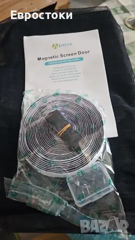 Apalus  Магнитна мрежеста завеса срещу насекоми за врата. Здрава мрежеста завеса, силни магнити, снимка 8 - Пердета и завеси - 50181314