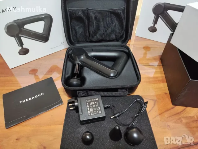 Оригинален перкусионен масажор Theragun G3 за дълбок масаж (с куфар и кутия)