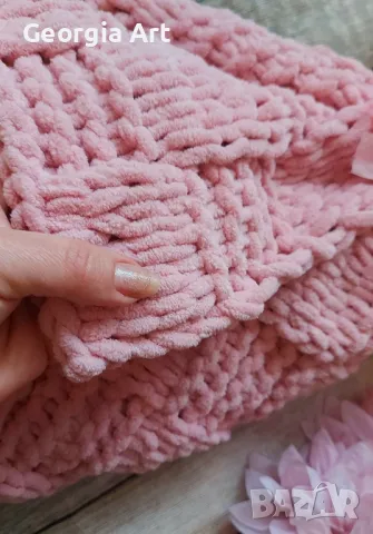 Най-мекото одеалце + подарък Коледно бастунче 🎄, снимка 5 - Спално бельо и завивки - 48263944