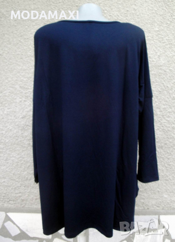 3XL/4XL Нова туника Azra с цвете , снимка 7 - Блузи с дълъг ръкав и пуловери - 36242138
