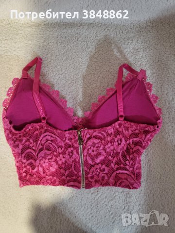 Розово бюстие, снимка 2 - Корсети, бюстиета, топове - 44229706