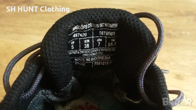 HAGLOFS CRITUS GORE-TEX Women Shoes раз EUR 38 / UK 5 дамски естествена кожа водонепромокаеми - 813, снимка 15 - Други - 47527072