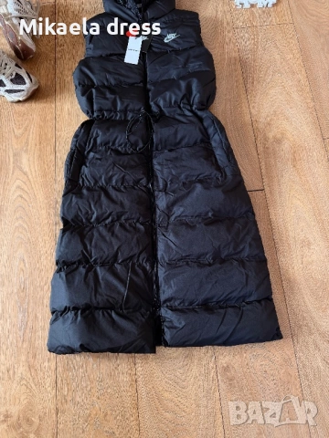 Разкошна дълга,олекотена и топла грейка Nike.С М Л размер, снимка 7 - Елеци - 53613890