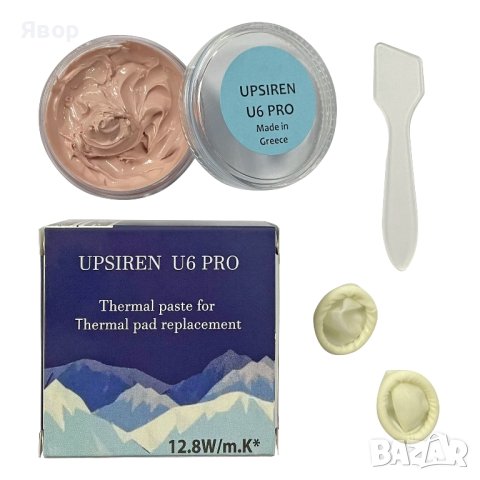 20/50гр UPSIREN U6 PRO 12.8 W/m.K течен термопад/thermal putty, снимка 3 - Други - 42158623