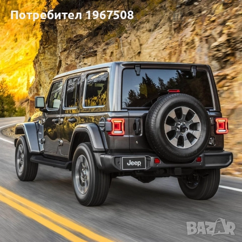 Комплект стопове с жълти мигачи за Jeep Wrangler JL 2018-, снимка 3 - Части - 52941693