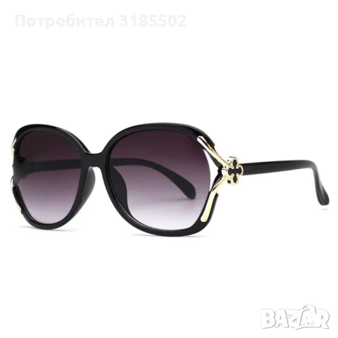 дамски слънчеви очила с овални стъкла и декорация на рамката.Вариант 1: C1 black(черен);, снимка 11 - Други - 50852684
