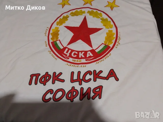 тениска на ЦСКА нова памук на фруит лум размер 3ХЛ, снимка 2 - Футбол - 56182533