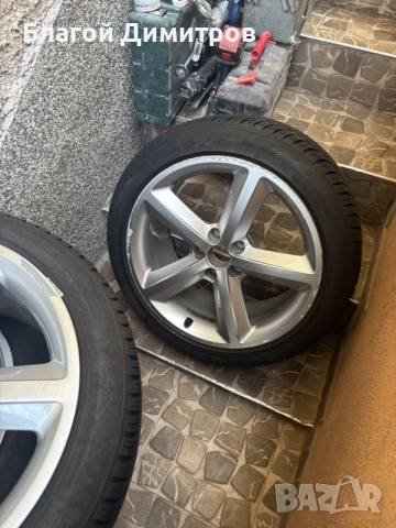 Алуминиеви джанти с гумиза Audi Q 5 зимни гуми, снимка 4 - Гуми и джанти - 55873712