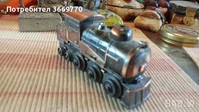 Винтидж метално влакче, снимка 2 - Колекции - 47367135