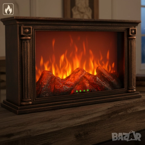 LED камина с ефект на тлеещи въглени – безопасна и стилна атмосфера у дома, снимка 2 - Други стоки за дома - 51932800