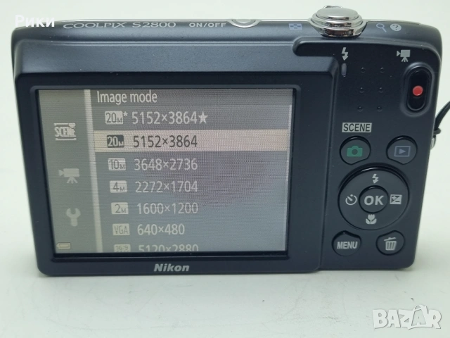 Nikon Coolpix S2800 Digital Compact Camera , снимка 8 - Фотоапарати - 53804698