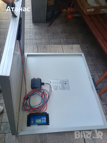 Соларен куфар с контролер 50w, снимка 4 - Друга електроника - 53730798