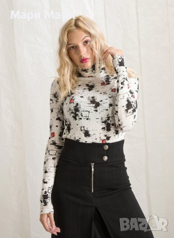 Поло от фино, нежно плетиво, снимка 5 - Блузи с дълъг ръкав и пуловери - 38866075