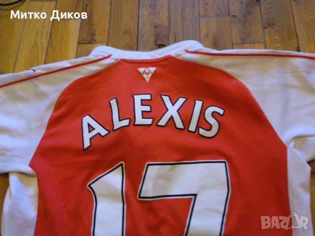 Арсенал маркова футболна тениска №17 Алексис размер Л юноши 152см , снимка 7 - Футбол - 51009148