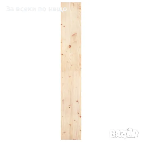 Библиотека/разделител за стая, 80x30x199,5 см, бор масив, снимка 2 - Секции и витрини - 47359060