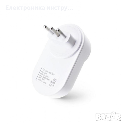 Контакт TUYA Smart Power Plug, Интелигентен, WiFi, 220-240 V, 16 A, Съвместим с AndroidiOS, снимка 7 - Друга електроника - 44697343