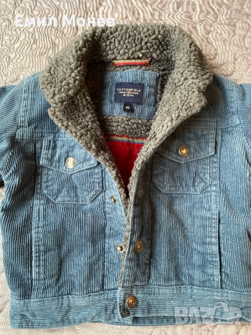 Детско джинсово яке Cottonfield 80 размер, снимка 6 - Бебешки якета и елеци - 52259022