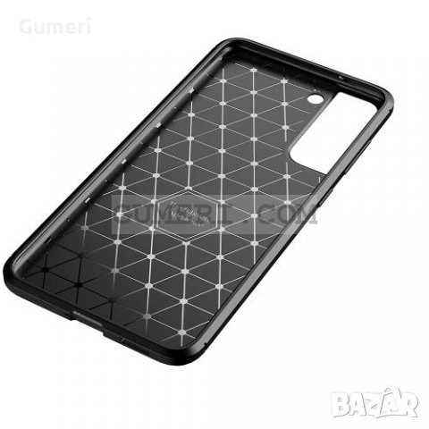 Samsung Galaxy S21 FE 5G Противоударен Силиконов Гръб Карбон, снимка 6 - Калъфи, кейсове - 35920287