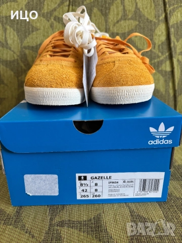 Нови велурени маратонки Adidas Gazelle originals, снимка 2 - Маратонки - 52233989