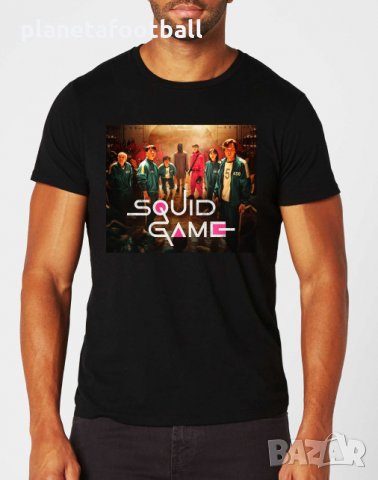 Mъжки тениски Squid Game!Тениски от хитовият сериал Игра на калмари!2021