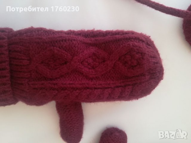 Комплект зимна шапка и ръкавици Н&М, снимка 4 - Бебешки шапки - 40117600