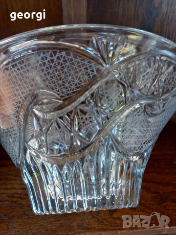 Кристална фруктиера   16/1, снимка 4 - Аксесоари за кухня - 36427560