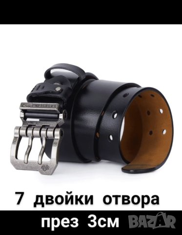 Масивен колан естествена кожа , снимка 3 - Колани - 41952295