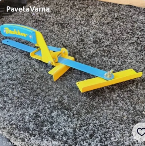 Продавам шаблон (трафарет) за разчертаване и рязане на тротоарни плочки Brukkov
