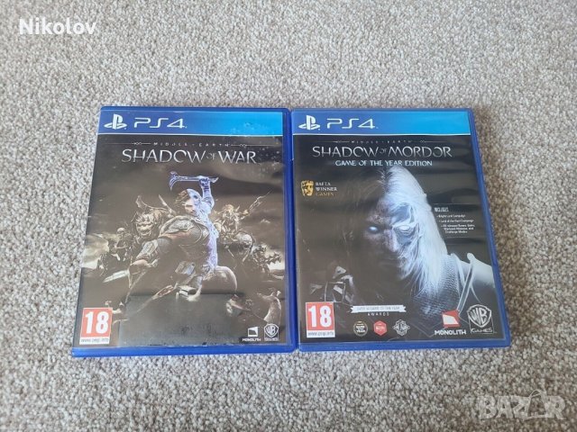 Middle-earth: Shadow of Mordor+War PS4 (Съвместима с PS5), снимка 1 - Игри за PlayStation - 42596616